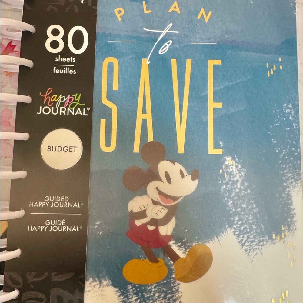 Disney Mickey Mouse Budget Happy Journal